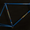 Delirio - Dark blue - Custom bicycle frame painting services - Custom steel bicycle frames for road, adventure, gravel, track/pista, and more.