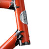 Spettro Orange Headtube - Custom steel bicycle frames for road, adventure, gravel, track/pista, and more.