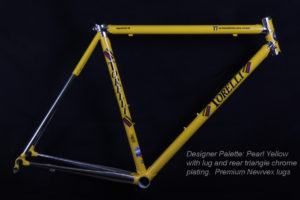 Chrome Spettro: Custom bicycle frame painting