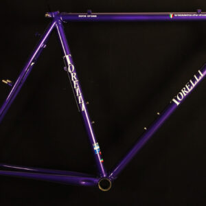 Purple - Custom bicycle frame painting services - Custom steel bicycle frames for road, adventure, gravel, track/pista, and more.