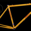 Strade Bianche - Gold/Yellow - Custom bicycle frame painting services - Custom bicycle frame painting services - Custom steel bicycle frames for road, adventure, gravel, track/pista, and more.